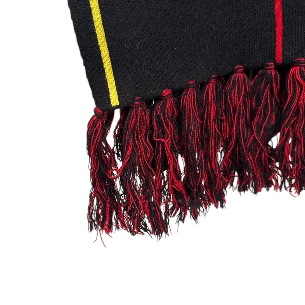 New with Tags Rag & Bone Black and Red Plaid Scarf with Fringe